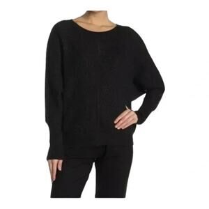 Devotion by Cyrus Pullover Sweater Large Phantom Heather NEW Boat Neck Dolman